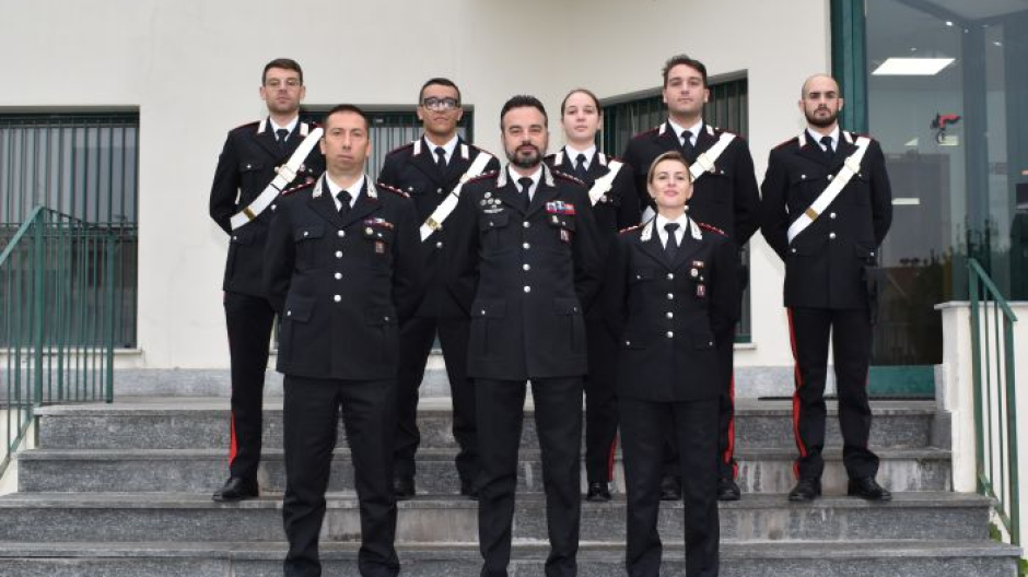 Arrivano cinque nuovi carabinieri nel Biellese