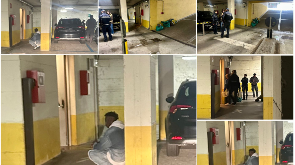Sfratto dal parcheggio: giovane africano trasferito in nuova sistemazione