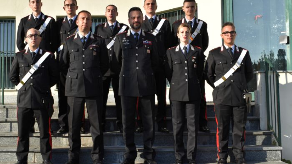 Sette nuovi carabinieri arrivati nel Biellese