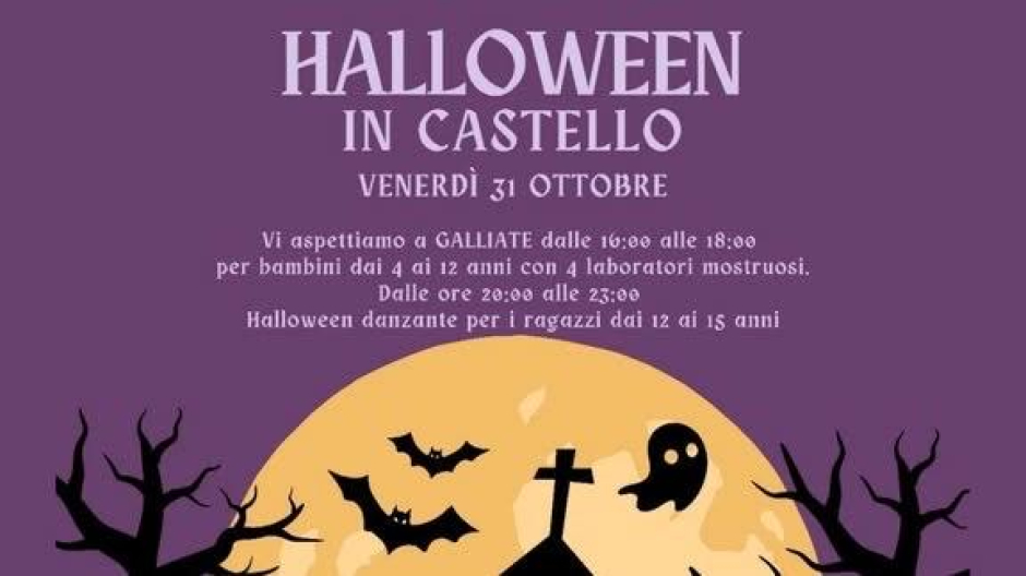 Galliate festeggerà un halloween da brividi!