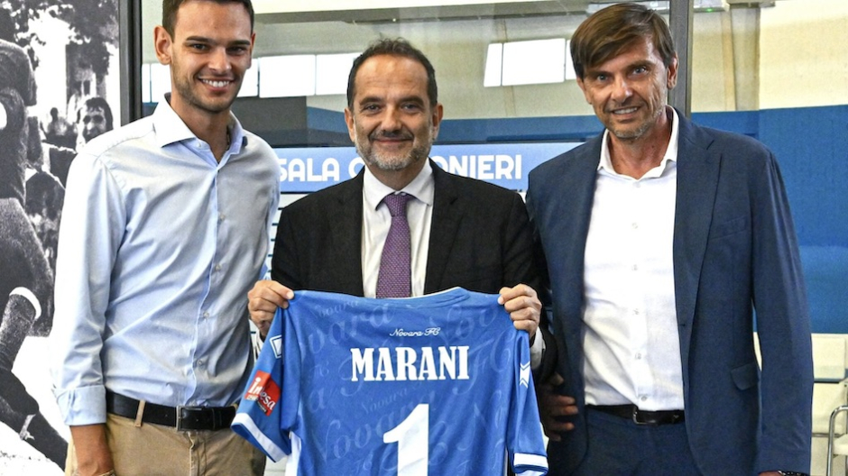 Visita del presidente della Lega Pro Marani al Novara Fc