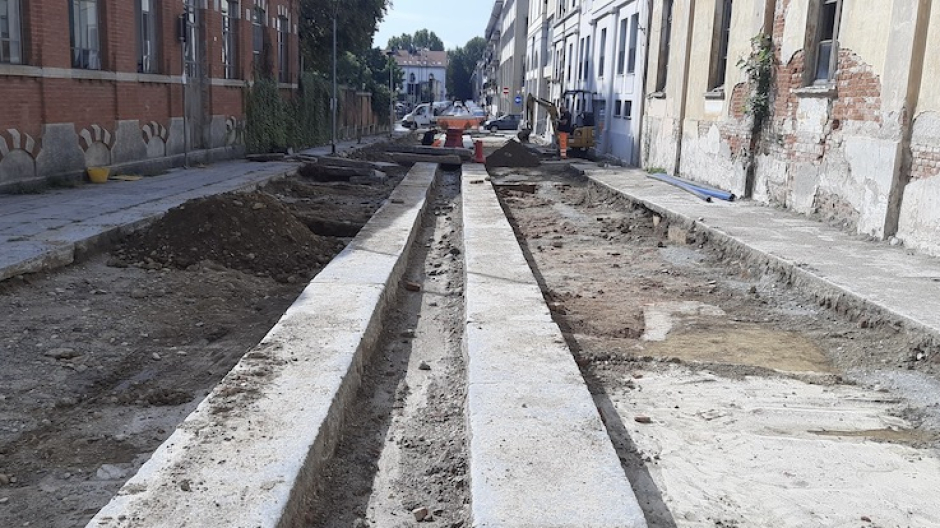 Novara, in via Passalacqua emersi antichi reperti