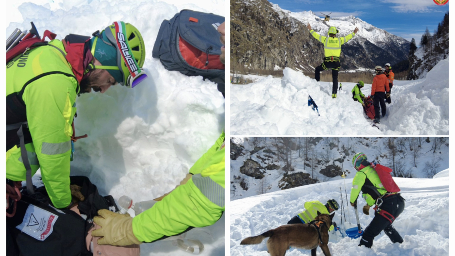 Concluso a Macugnaga il Winter Mountain Rescue Course del Soccorso Alpino