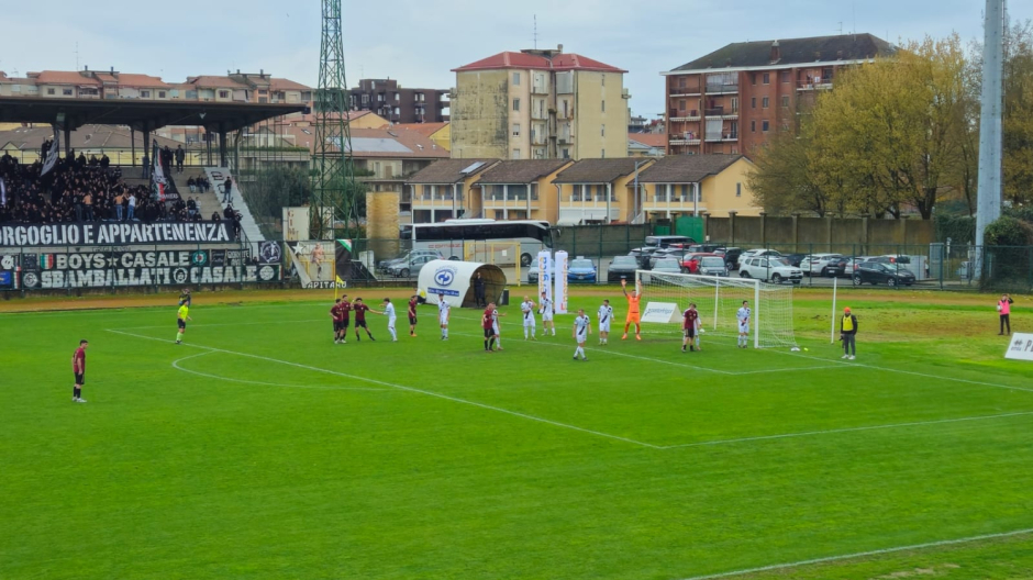 La Juve Domo pareggia in recupero a Casale, finisce 2-2