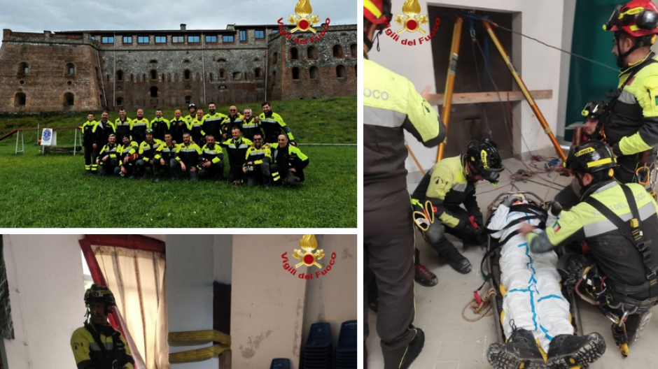 Salvataggi tra le macerie: Vigili del fuoco del VCO all'esercitazione di Forte Begato