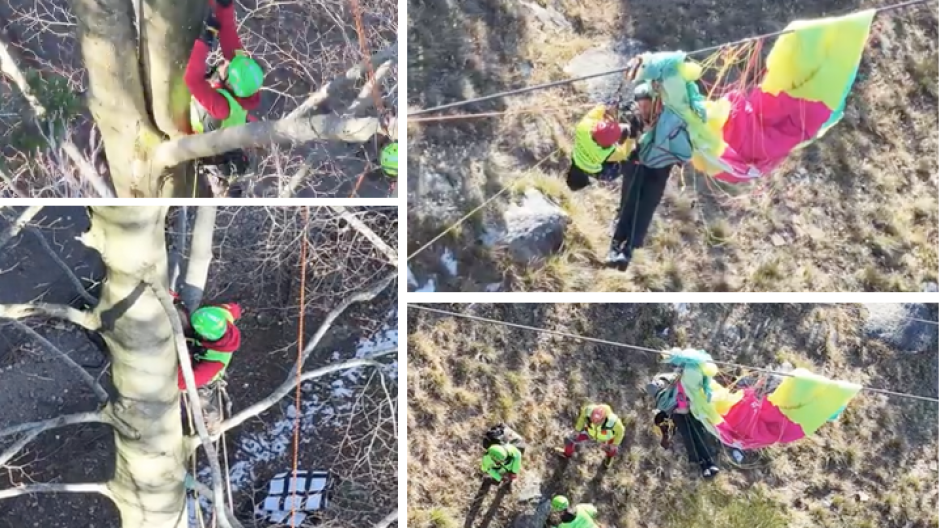 Soccorso Alpino italiano e svizzero: esercitazione congiunta a Cardada