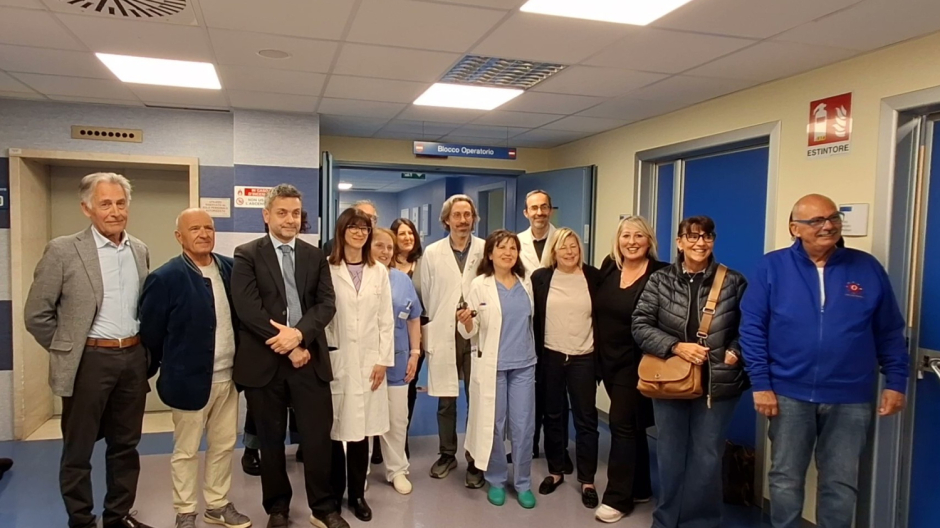 Un esoscopio in dono alla Chirurgia del 