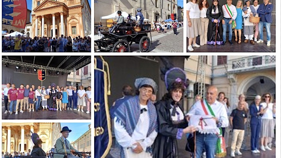 Borgomanero, aperta la Festa dell'Uva con la tradizionale consegna delle chiavi