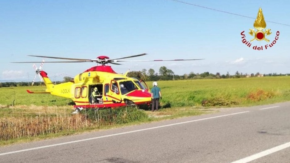 Donna si sente male ad Andorno: arriva l'elisoccorso