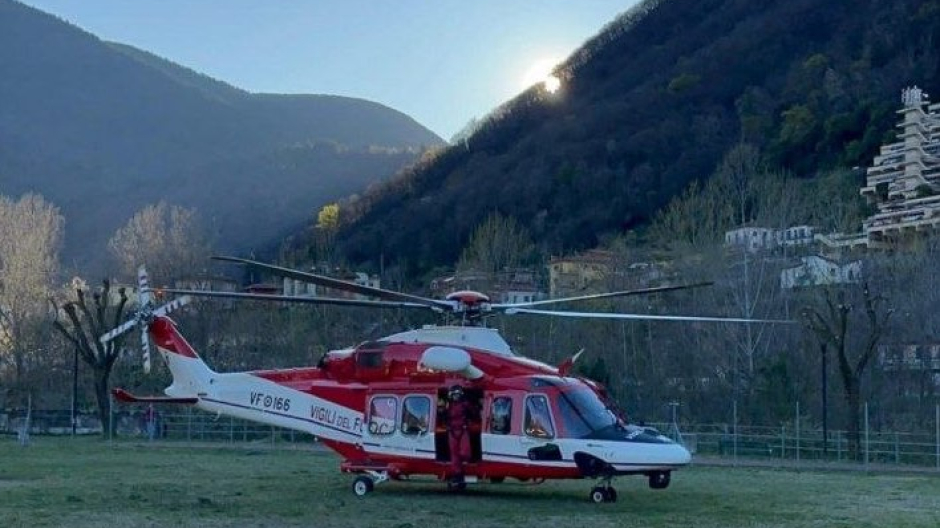 Val Grande, 12enne ferito durante un'escursione: recuperato in elicottero