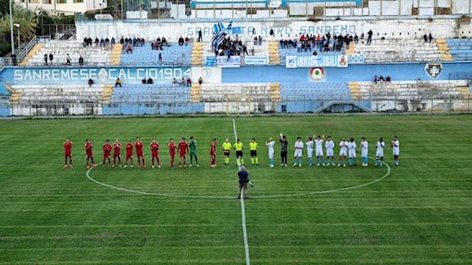 La NovaRomentin perde 2-0 sul campo della Sanremese