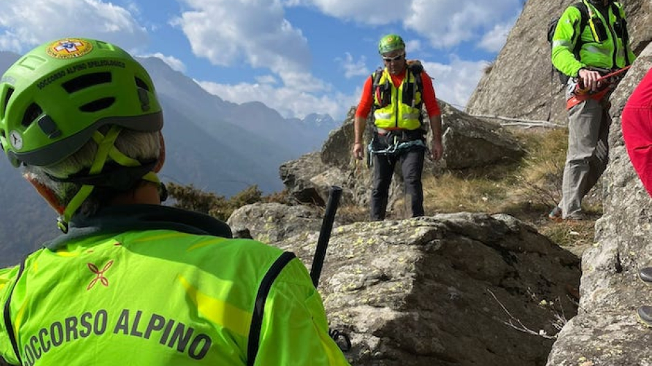 Escursionisti in difficoltà, interviene il soccorso alpino 